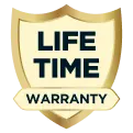 Life Time Warranty Badge